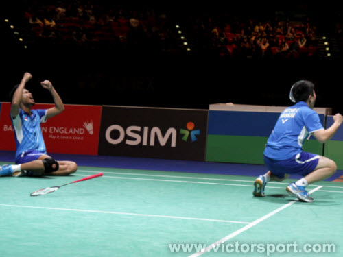 AHMAD／NASTIR win  the All-England Open Badminton Championship 2013