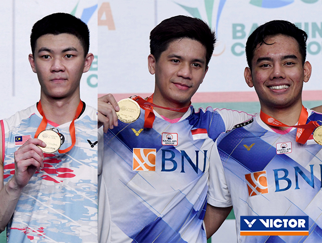 Team VICTOR Bagged Two Golds in Men’s Singles and Doubles At BAC 2022!
